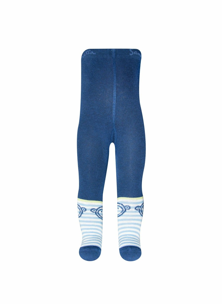 Jungs 0-3 Sanetta Accessoires | Jungen-Strumpfhose Blau