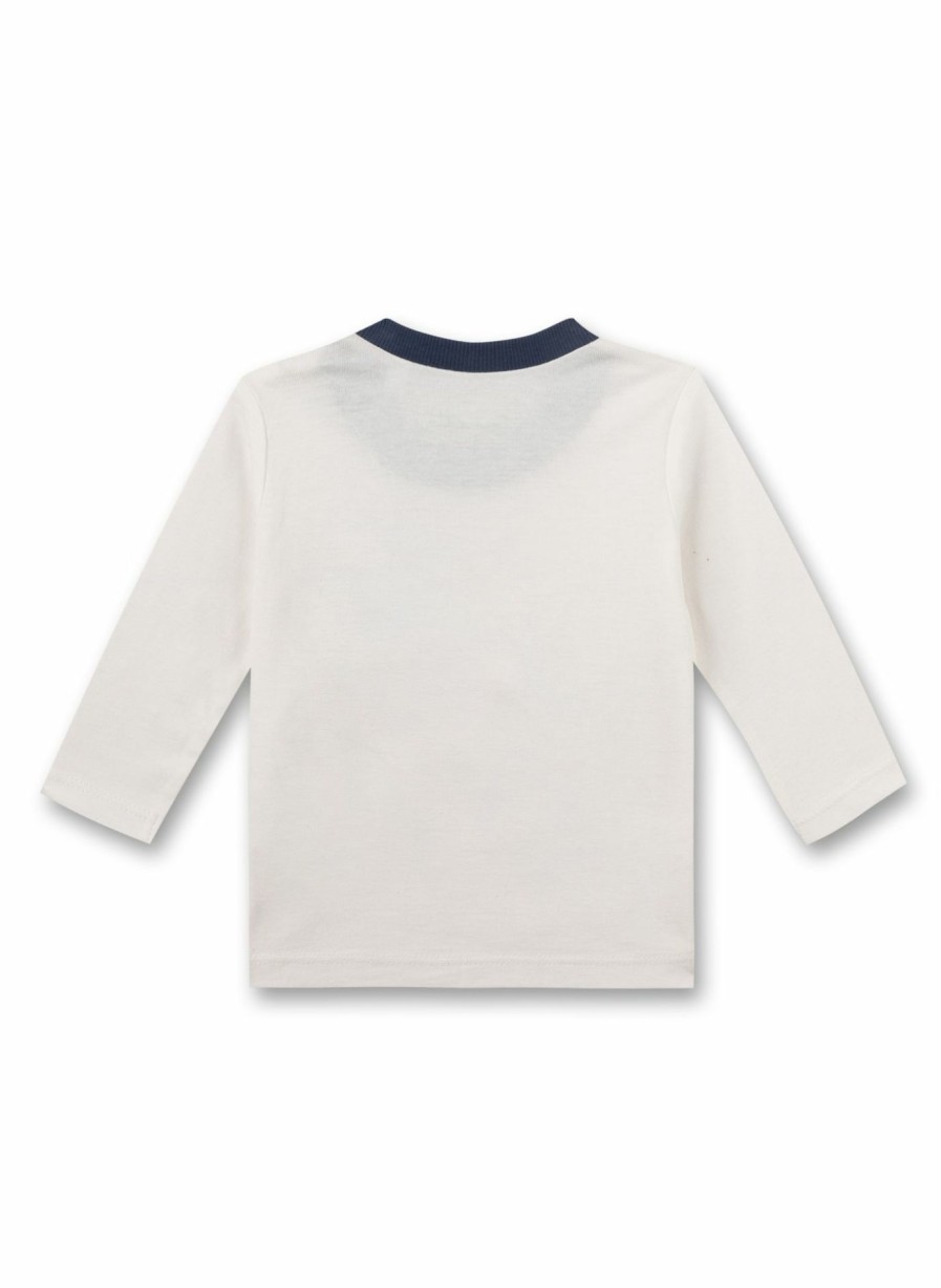 Jungs 0-3 Sanetta Shirts Langarm | Jungen-Shirt Langarm Off-White