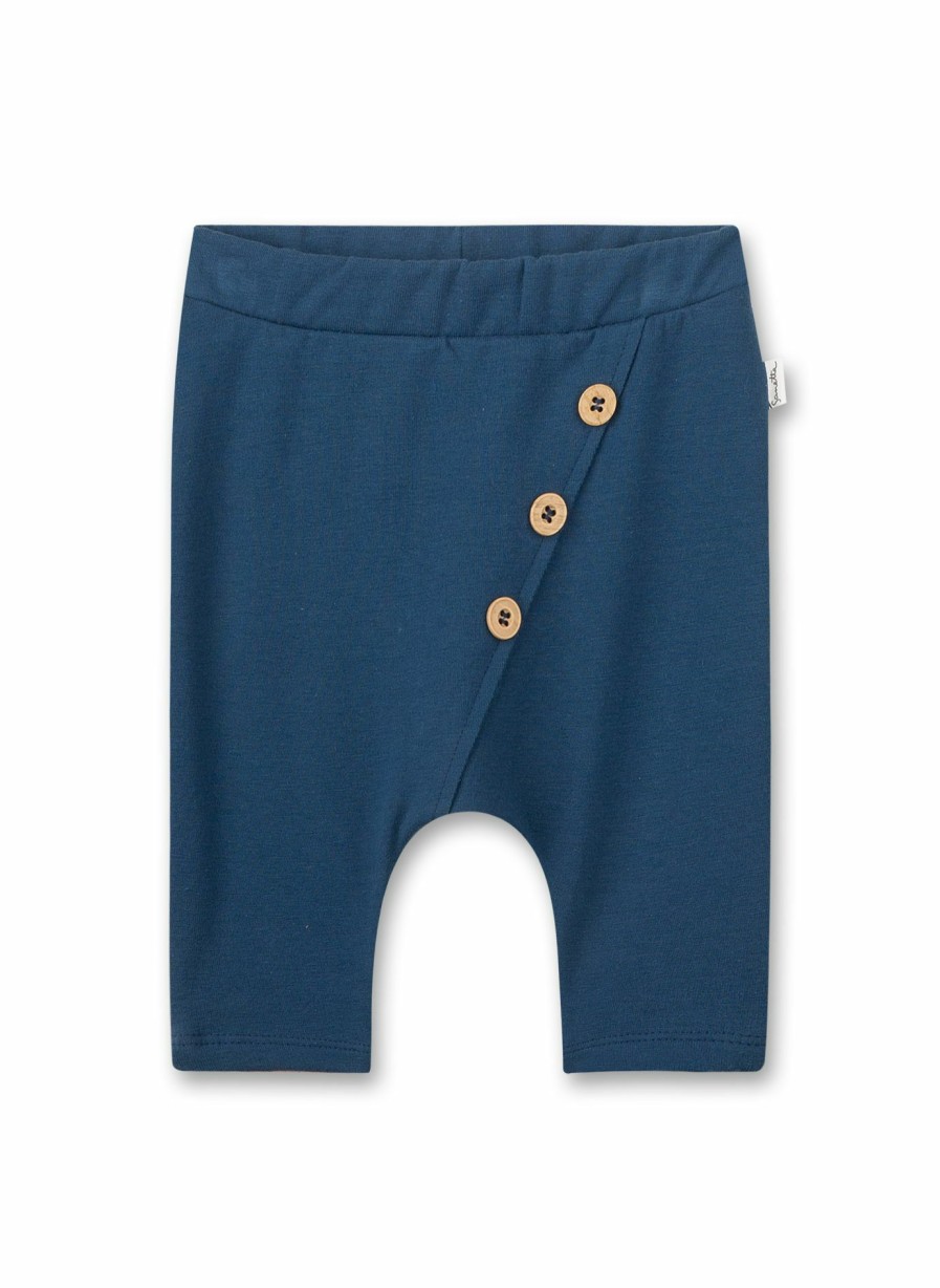 Jungs 0-3 Sanetta Hosen | Unisex-Sweathose Blau