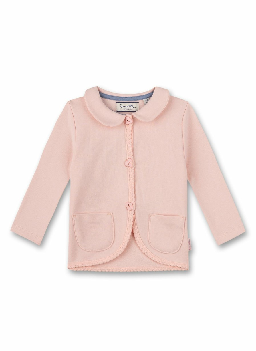 Madchen 0-3 Sanetta Jacken & Westen | Madchen-Sweatjacke Rosa Little Spikes