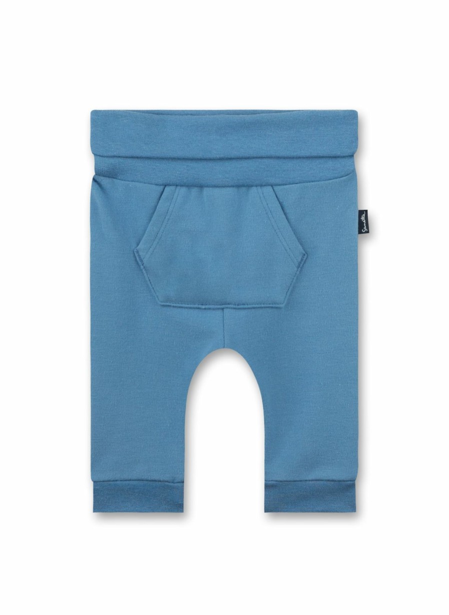 Jungs 0-3 Sanetta Hosen | Jungen-Sweathose Blau