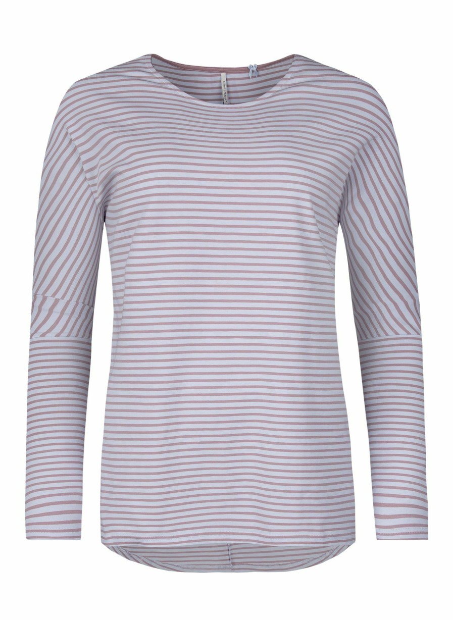 Damen Sanetta Tops | Damen-Langarmshirt Hellblau