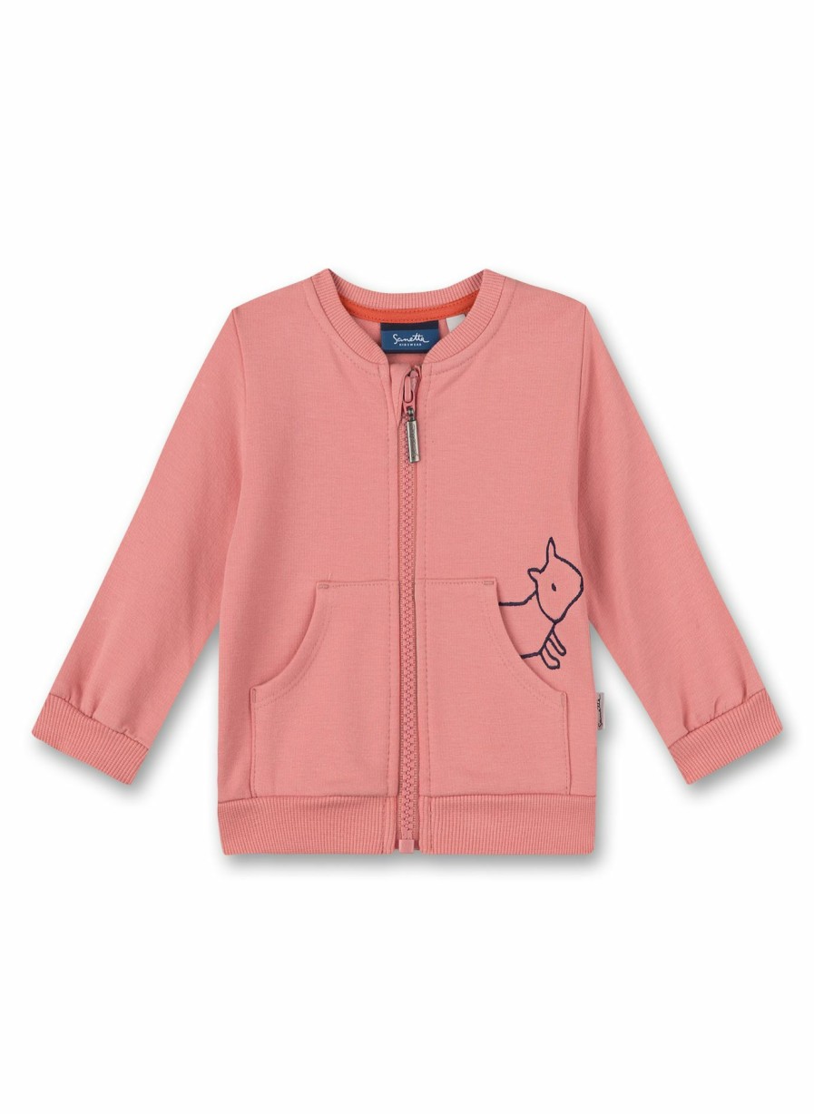 Madchen 0-3 Sanetta Jacken & Westen | Madchen-Sweatjacke Rosa Sweet Squirrel