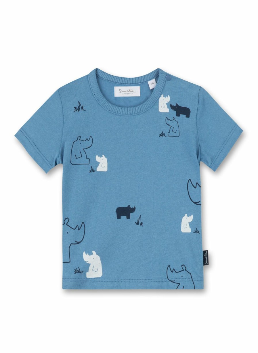 Jungs 0-3 Sanetta T-Shirts | Jungen T-Shirt Blau