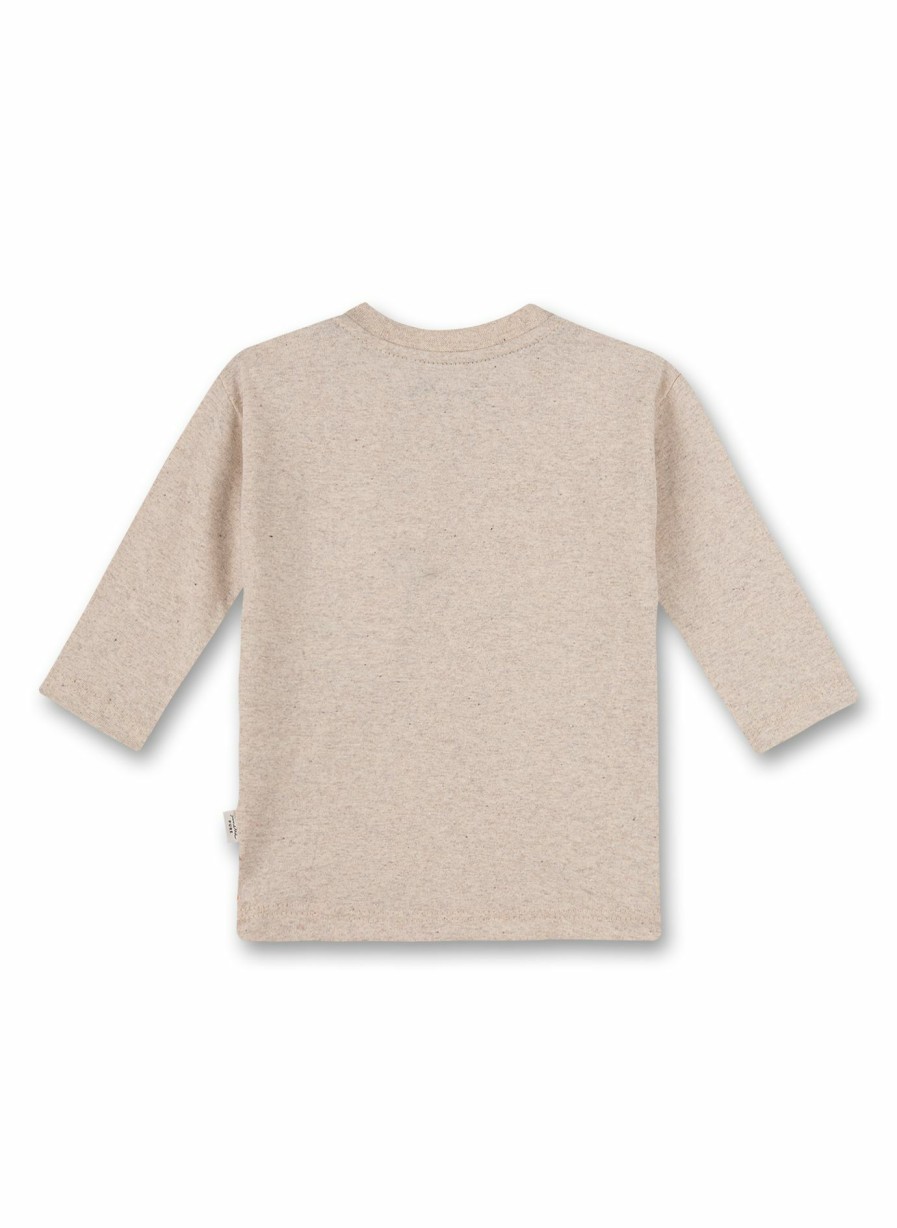 Jungs 0-3 Sanetta Shirts Langarm | Jungen-Shirt Langarm Beige