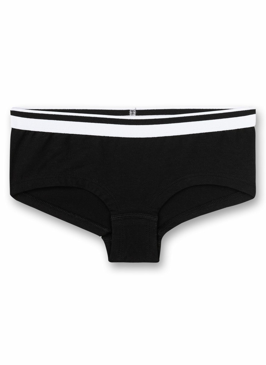 Madchen 3-14 Sanetta Panties & Hipster | Madchen-Cutbrief Schwarz