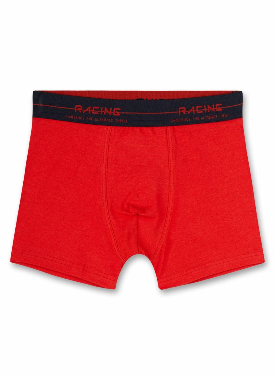 Jungs 3-14 Sanetta Shorts | Jungen-Hipshorts (Doppelpack) Dunkelblau Und Rot