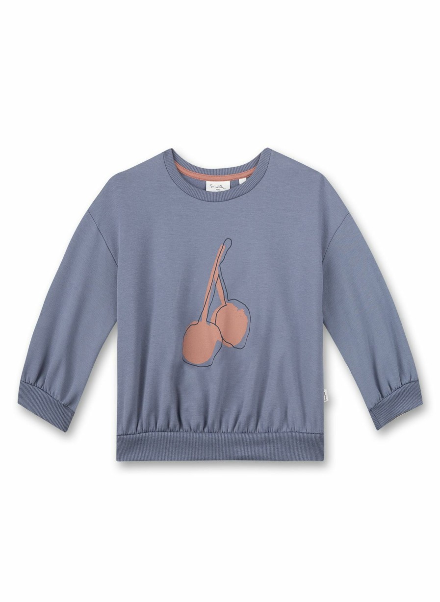 Madchen 3-14 Sanetta Sweatshirts | Madchen-Sweatshirt Blau