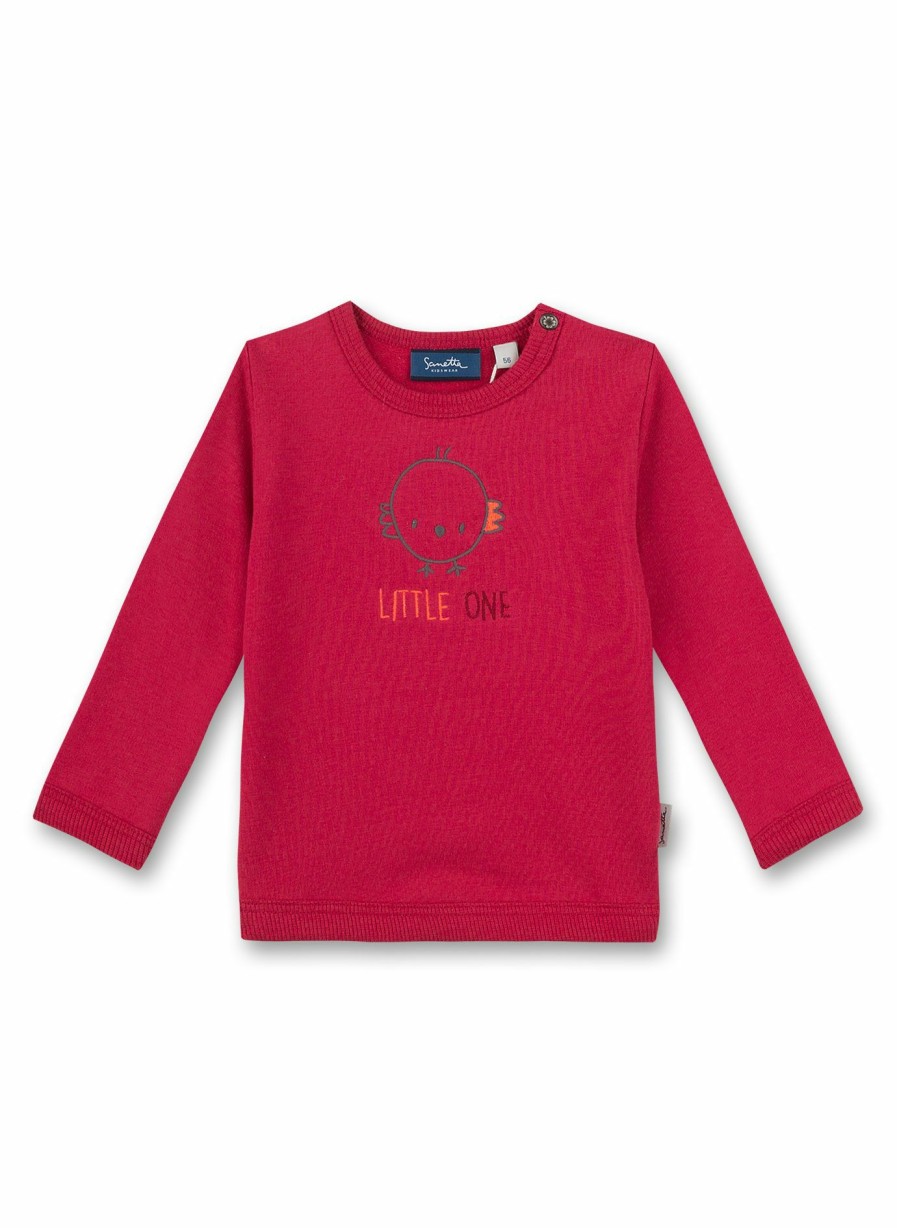 Madchen 0-3 Sanetta Sweatshirts | Madchen-Sweatshirt Pink Little Birdie