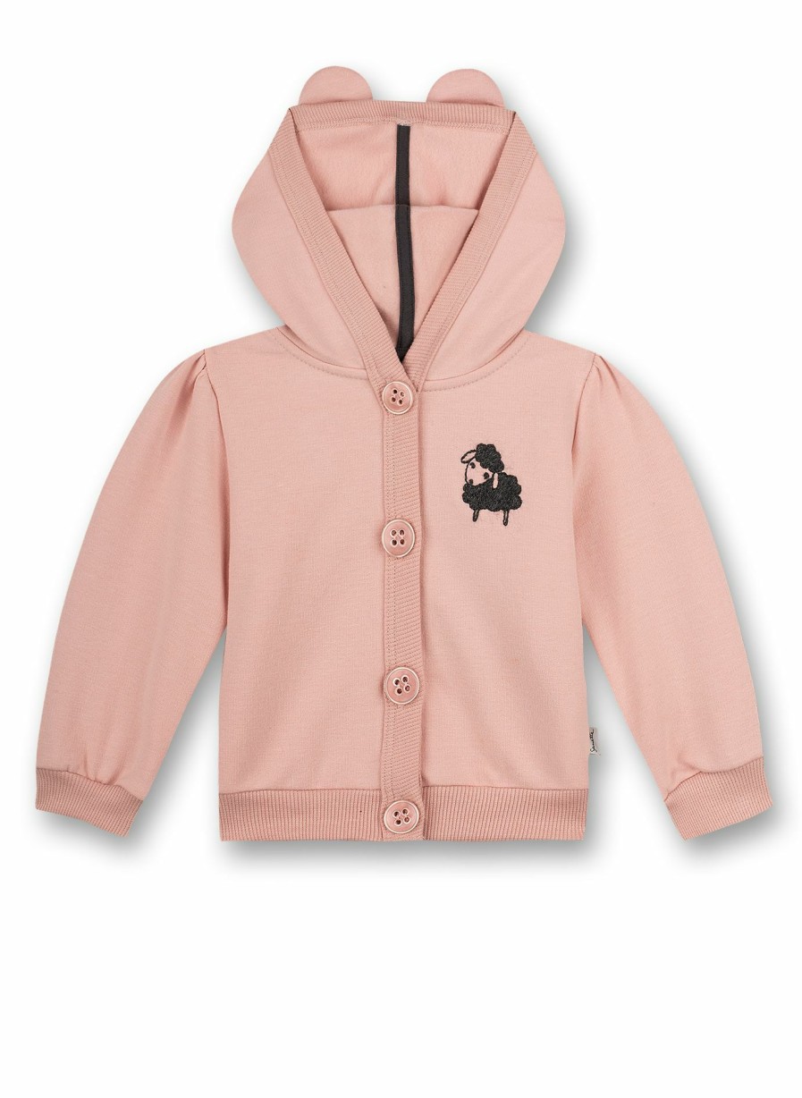 Madchen 0-3 Sanetta Sweatshirts | Madchen-Sweatjacke Rosa Cheeky Lamb