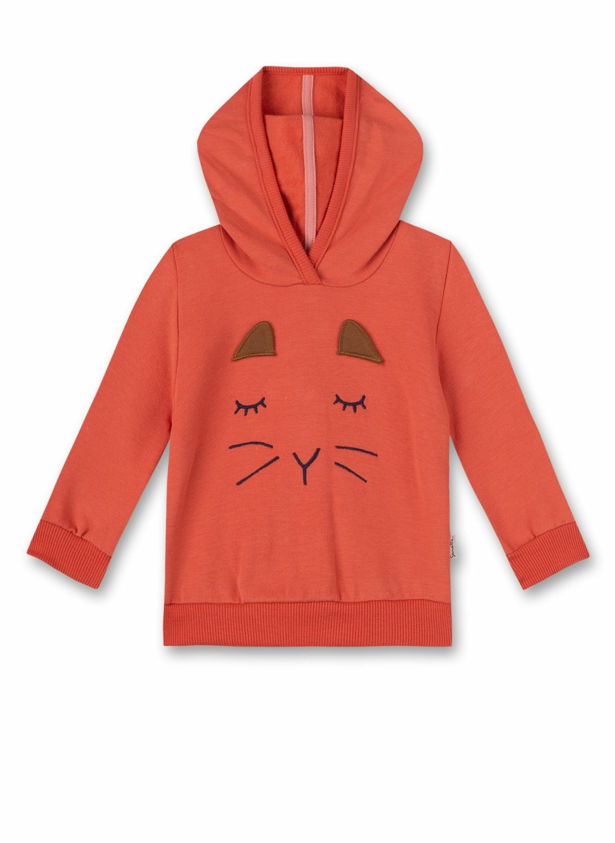 Madchen 0-3 Sanetta Sweatshirts | Madchen-Sweatshirt Orange Sweet Squirrel