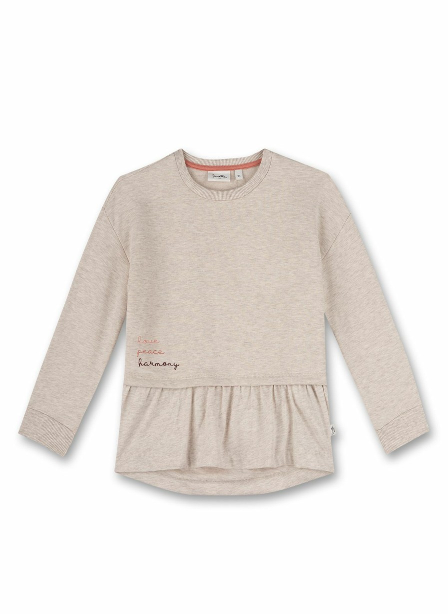 Madchen 3-14 Sanetta Sweatshirts | Madchen-Sweatshirt Beigemelange