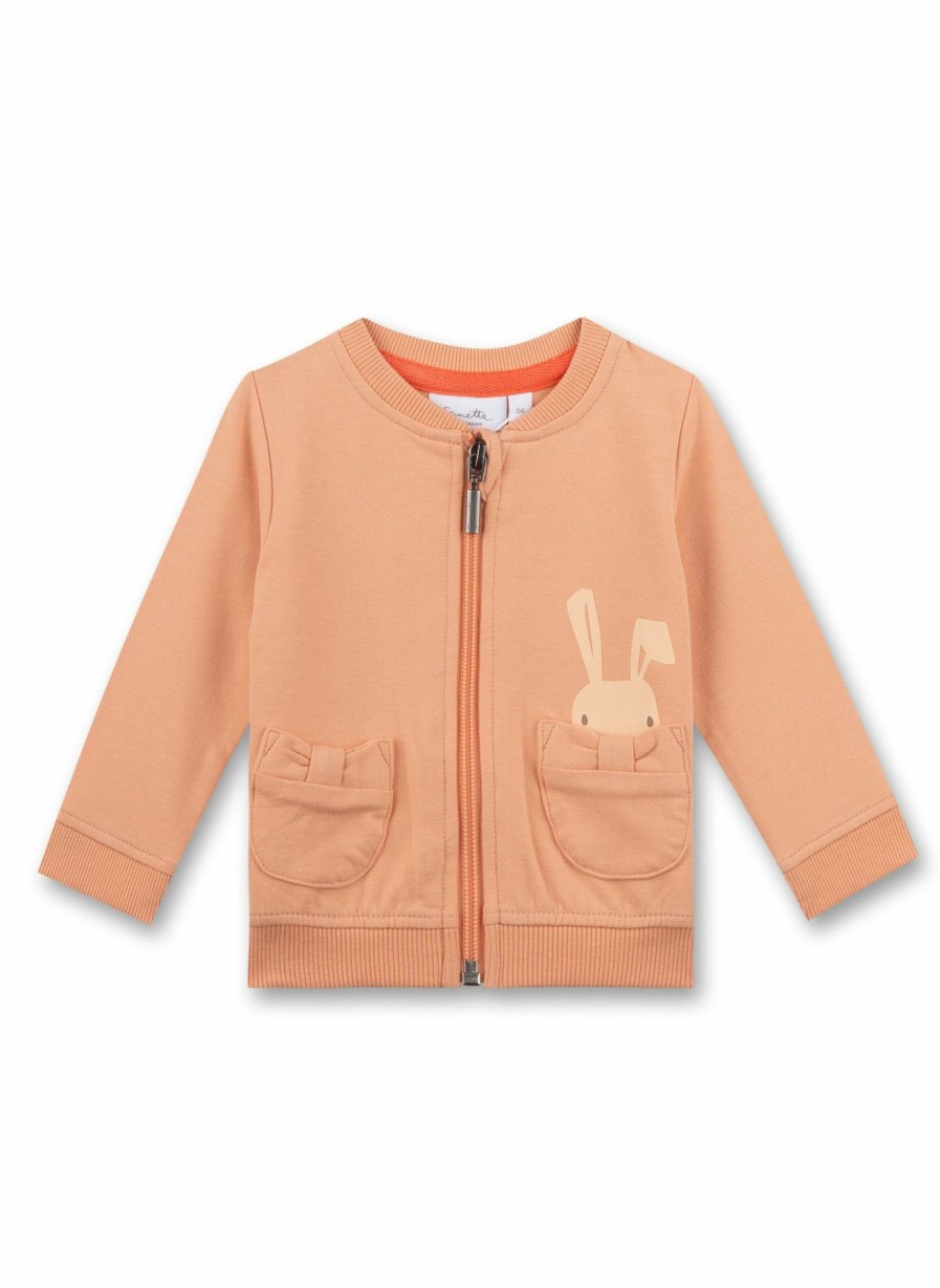 Madchen 0-3 Sanetta Sweatshirts | Madchen-Sweatjacke Orange