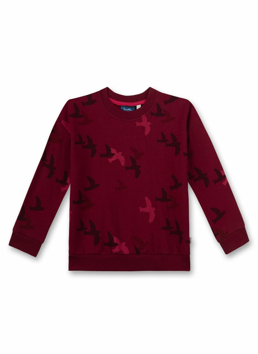 Madchen 3-14 Sanetta Sweatshirts | Madchen-Sweatshirt Rot Early Bird