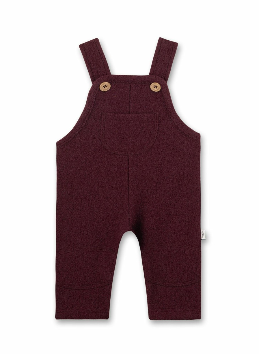 Madchen 0-3 Sanetta Strampler & Overalls | Madchen-Latzhose Aus Wolle Lila