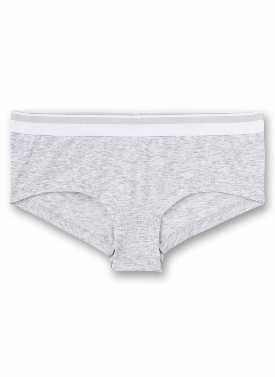 Madchen 3-14 Sanetta Panties & Hipster | Madchen-Cutbrief Graumelange