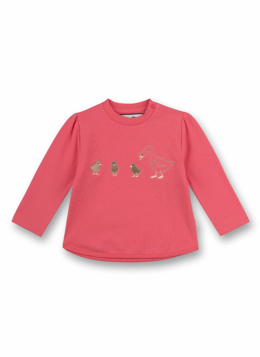 Madchen 0-3 Sanetta Sweatshirts | Madchen-Sweatshirt Pink Free Bird