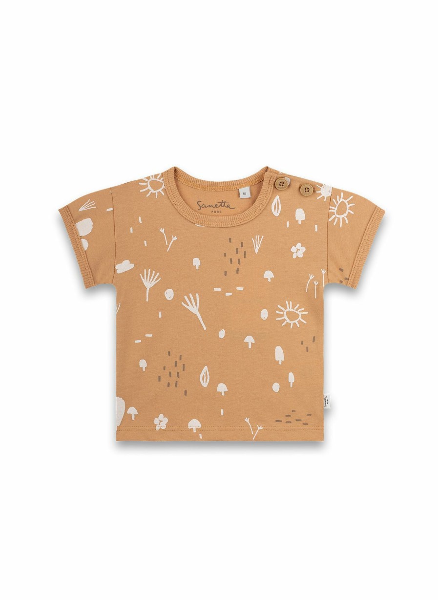 Jungs 0-3 Sanetta T-Shirts | Jungen T-Shirt Braun