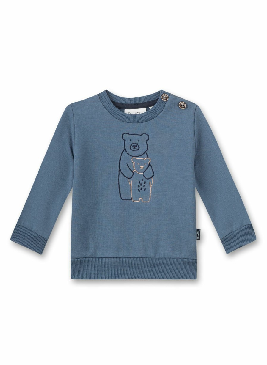 Jungs 0-3 Sanetta Sweatshirts | Jungen-Sweatshirt Blau