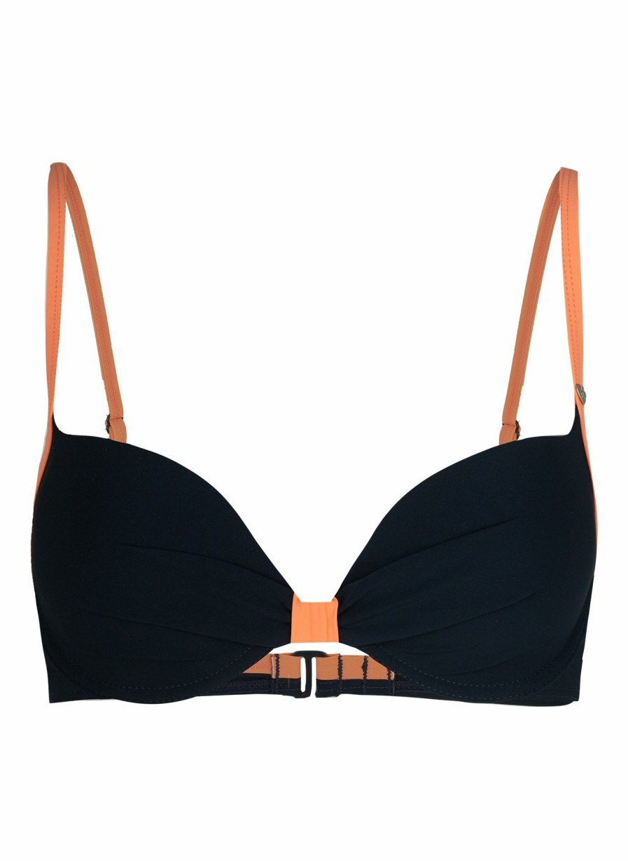 Damen Sanetta Bikini Tops | Damen Bikini-Top Dunkellila