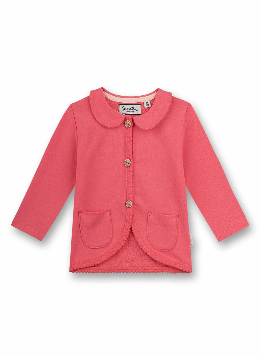 Madchen 0-3 Sanetta Sweatshirts | Madchen-Sweatjacke Pink Free Bird