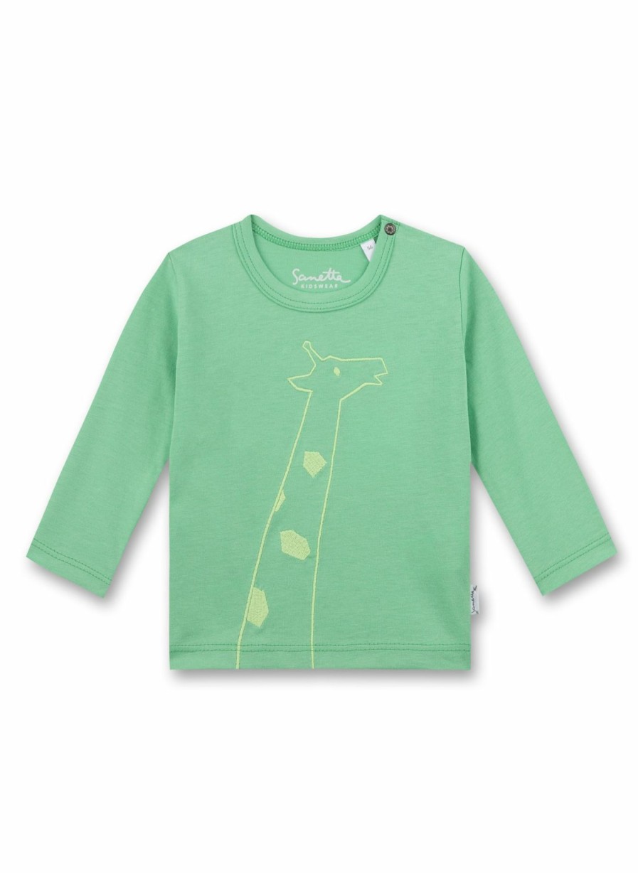 Jungs 0-3 Sanetta Shirts Langarm | Jungen-Shirt Langarm Grun