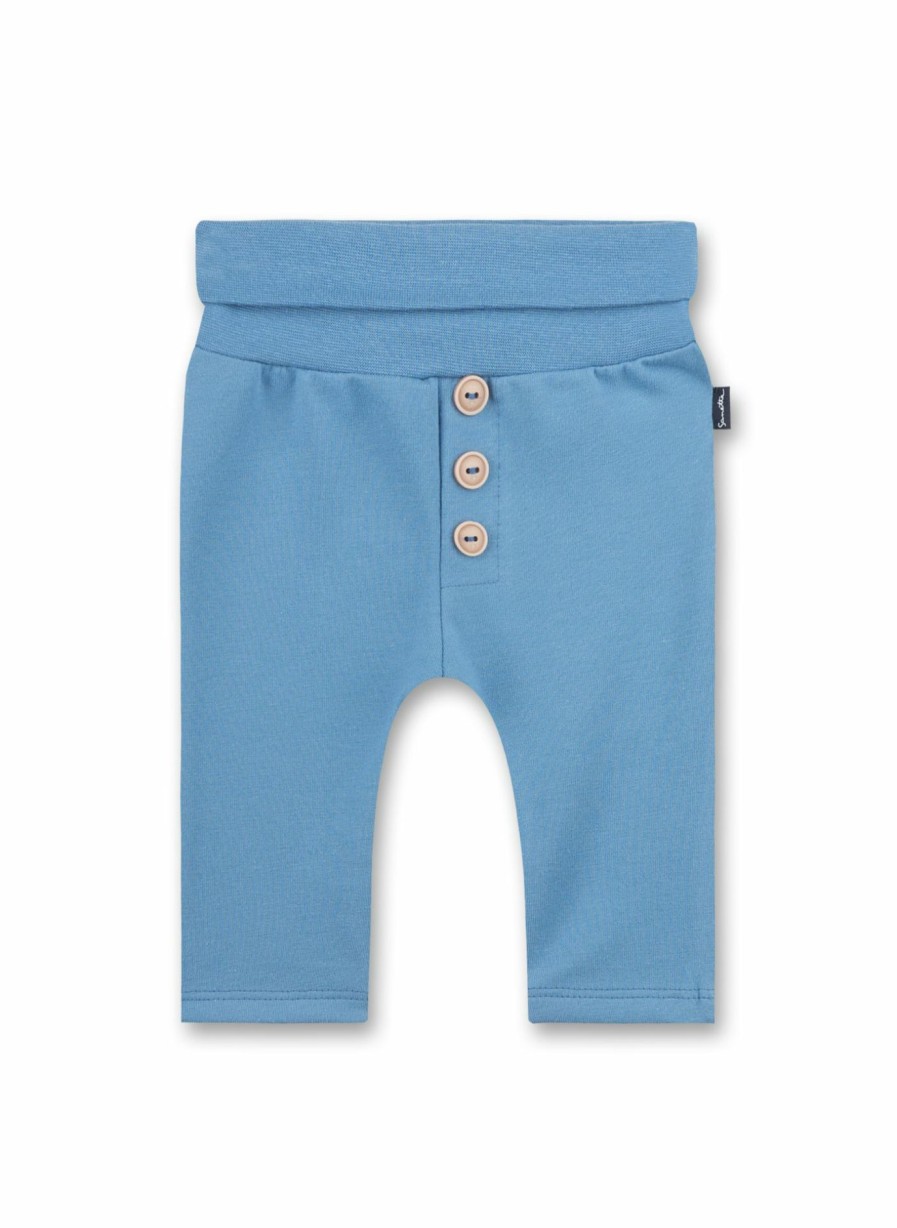 Jungs 0-3 Sanetta Hosen | Jungen-Sweathose Blau