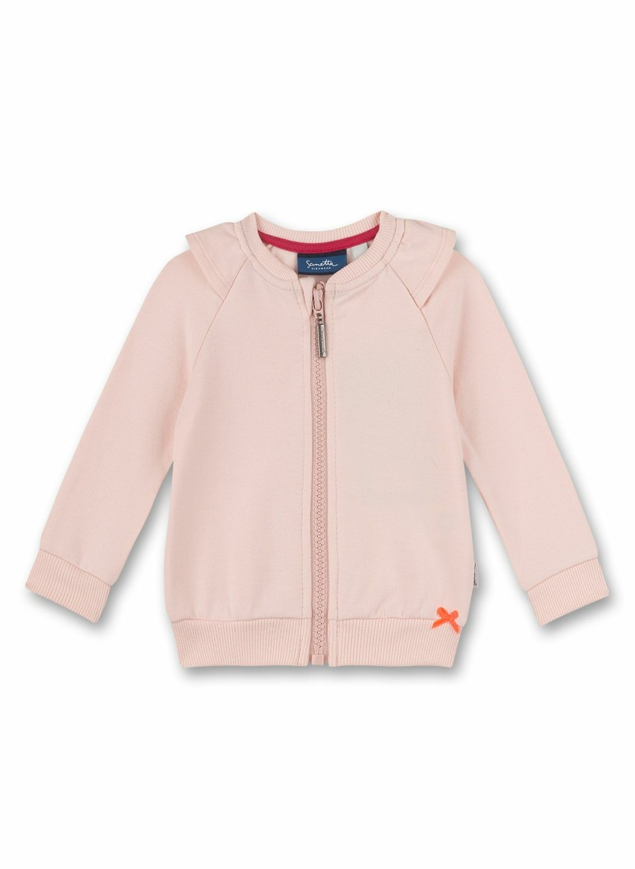 Madchen 0-3 Sanetta Sweatshirts | Madchen-Sweatjacke Rosa Little Birdie