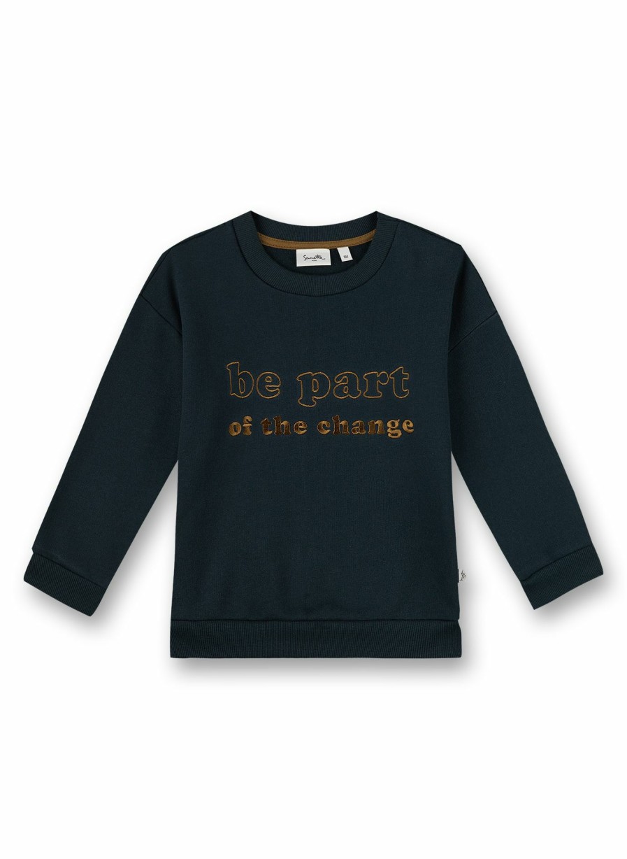 Jungs 3-14 Sanetta Sweatshirts | Jungen-Sweatshirt Dunkelgrun