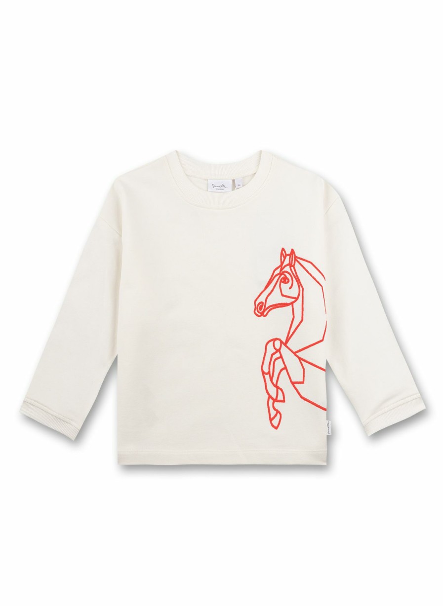 Madchen 3-14 Sanetta Sweatshirts | Madchen-Sweatshirt Off-White