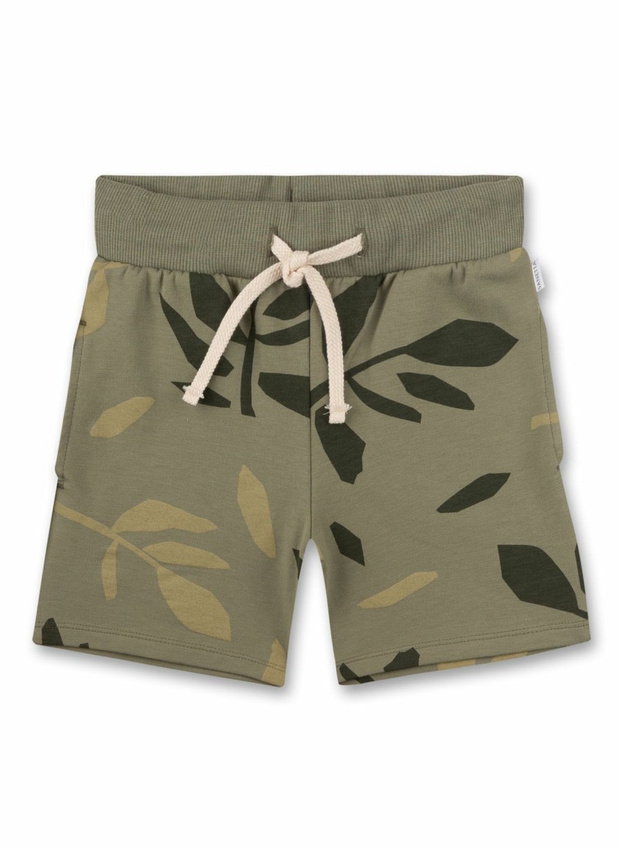 Jungs 3-14 Sanetta Hosen | Jungen-Sweatshorts Grun