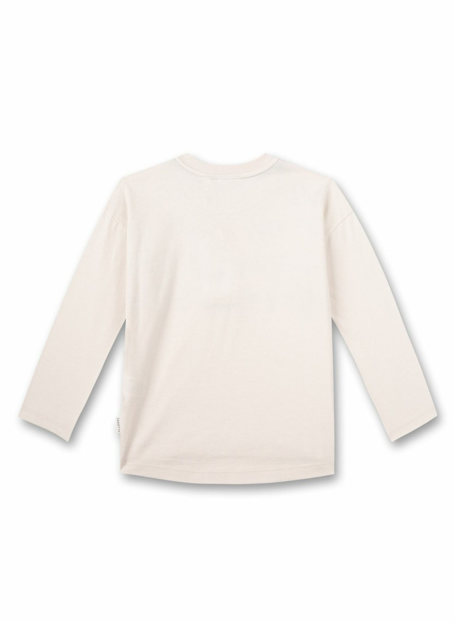 Jungs 0-3 Sanetta Shirts Langarm | Jungen-Shirt Langarm Off-White