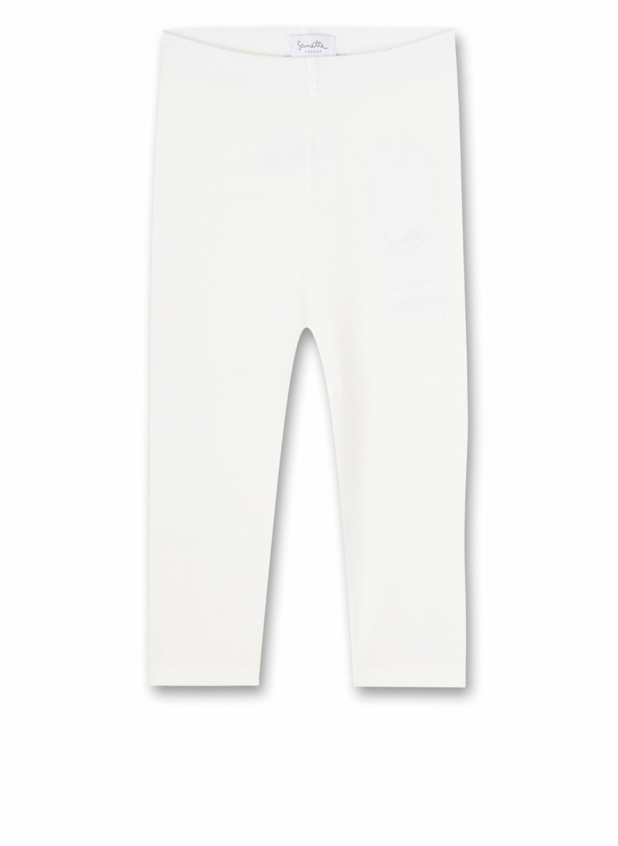 Madchen 3-14 Sanetta Leggings | Madchen Capri-Leggings Off-White