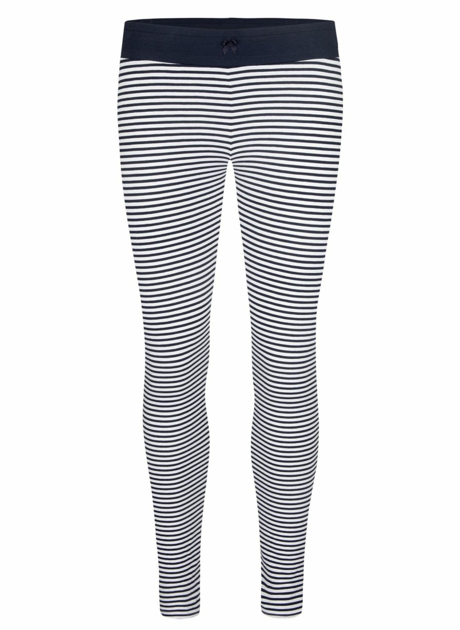 Damen Sanetta Pants | Damen-Leggings Off-White Ringel