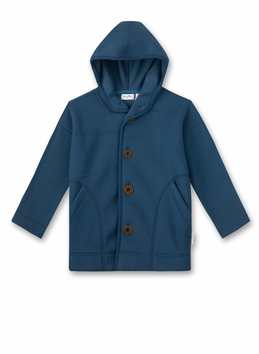 Jungs 0-3 Sanetta Jacken & Westen | Unisex-Fleecejacke Blau