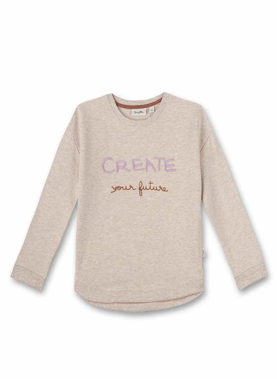 Madchen 3-14 Sanetta Sweatshirts | Madchen-Sweatshirt Beigemelange