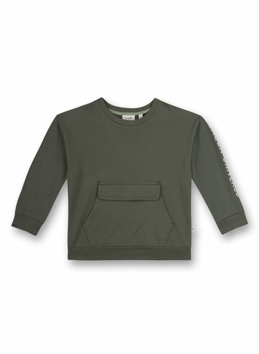 Jungs 3-14 Sanetta Sweatshirts | Jungen-Sweatshirt Grun