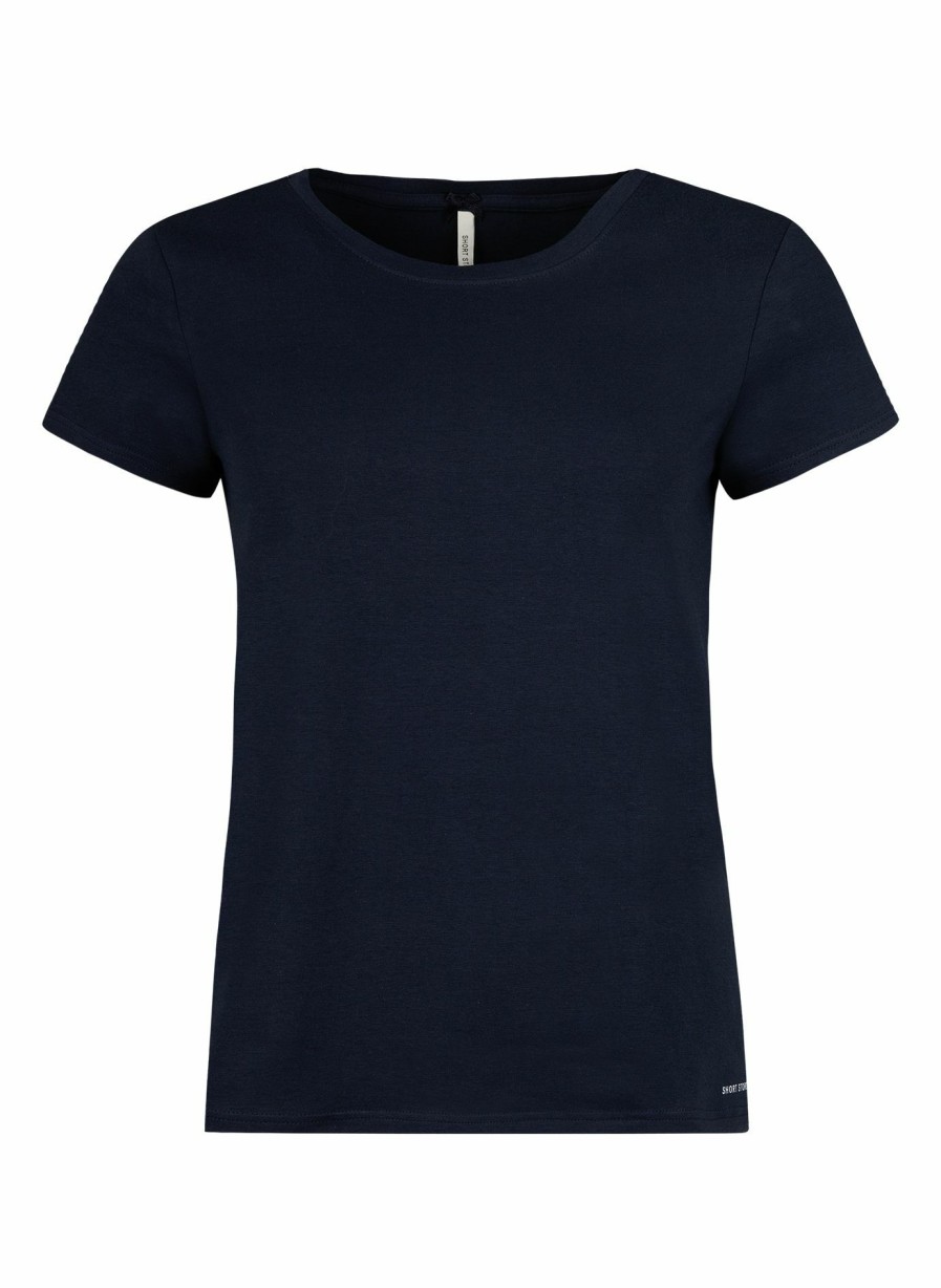 Damen Sanetta Tops | Damen T-Shirt Dunkelblau