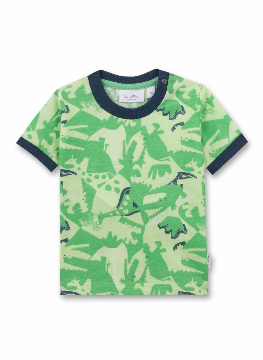 Jungs 0-3 Sanetta T-Shirts | Jungen T-Shirt Grun