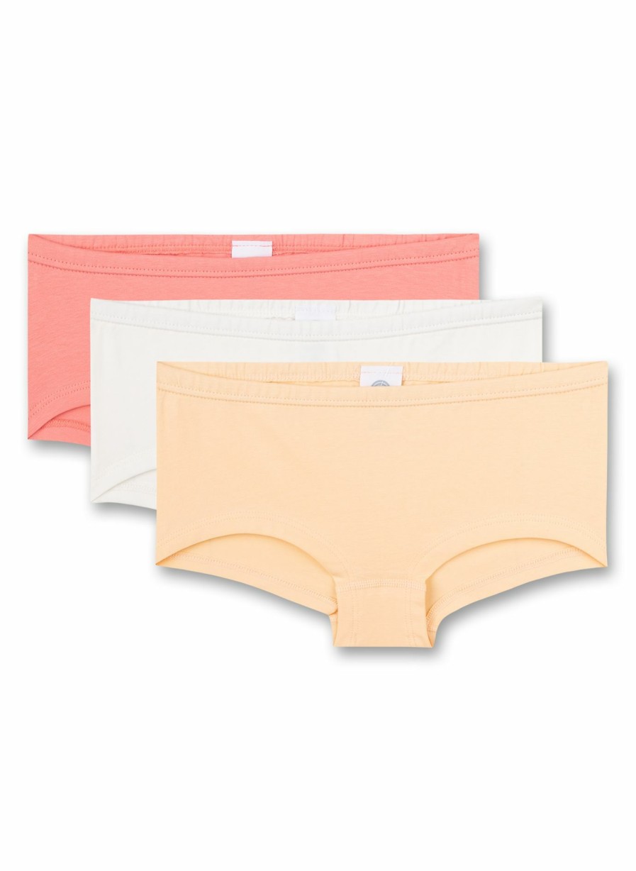 Madchen 3-14 Sanetta Panties & Hipster | Madchen-Cutbrief (Drierpack) Orange