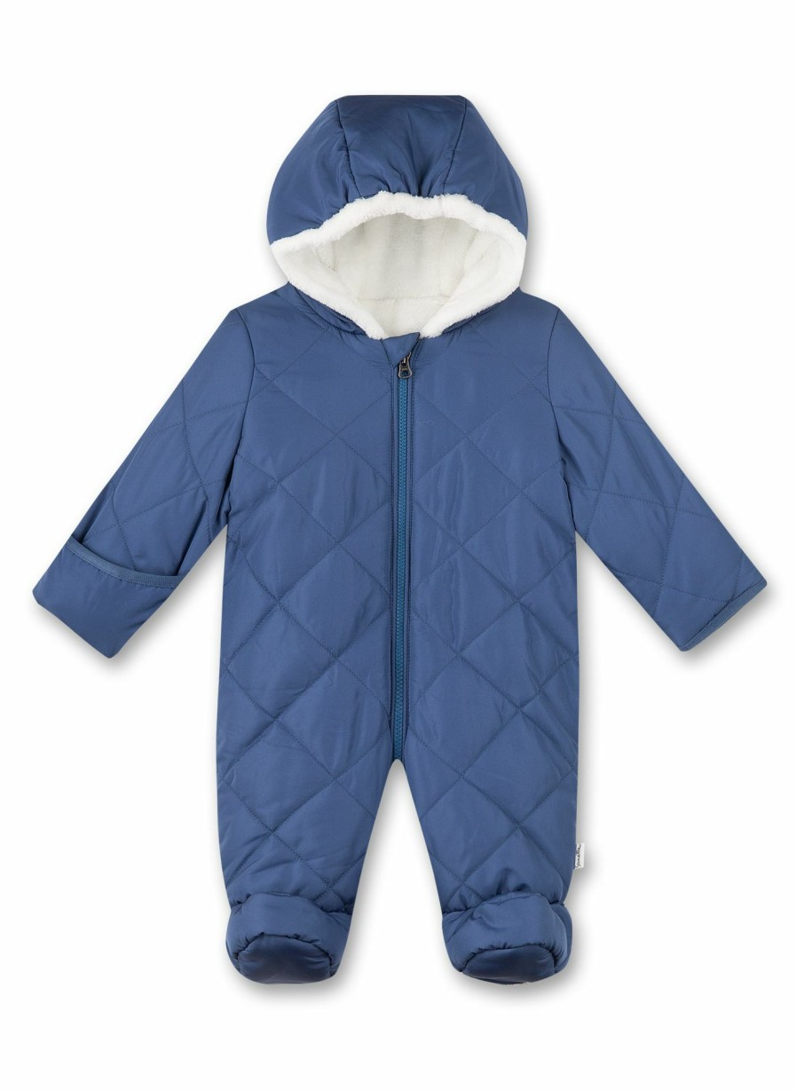 Jungs 0-3 Sanetta Outdoor | Baby-Outdooroverall Blau