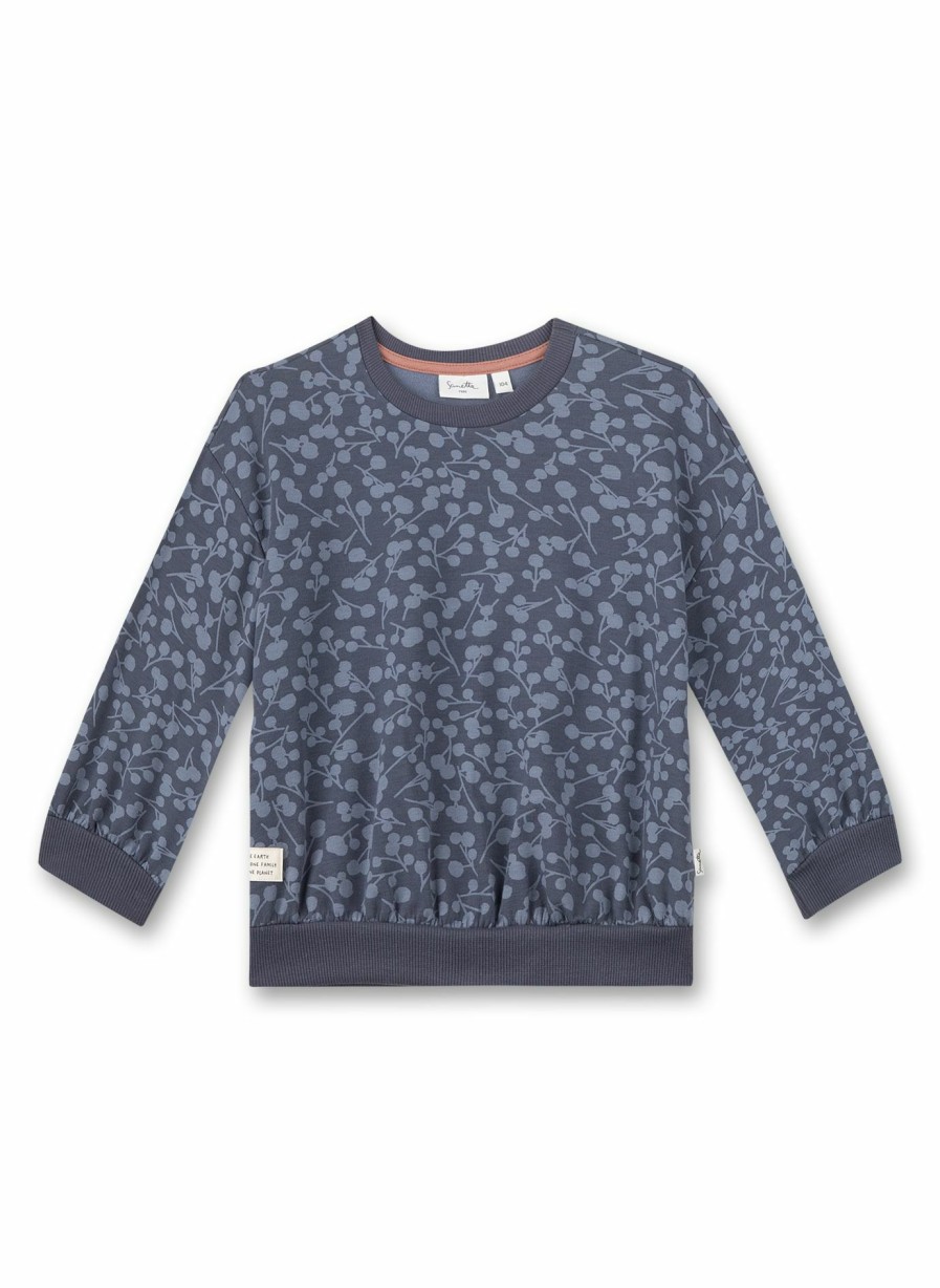 Madchen 3-14 Sanetta Sweatshirts | Madchen-Sweatshirt Blau