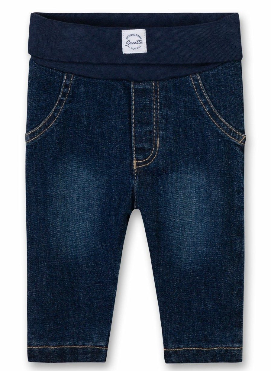 Jungs 0-3 Sanetta Jeans | Unisex-Jeanshose Gefuttert