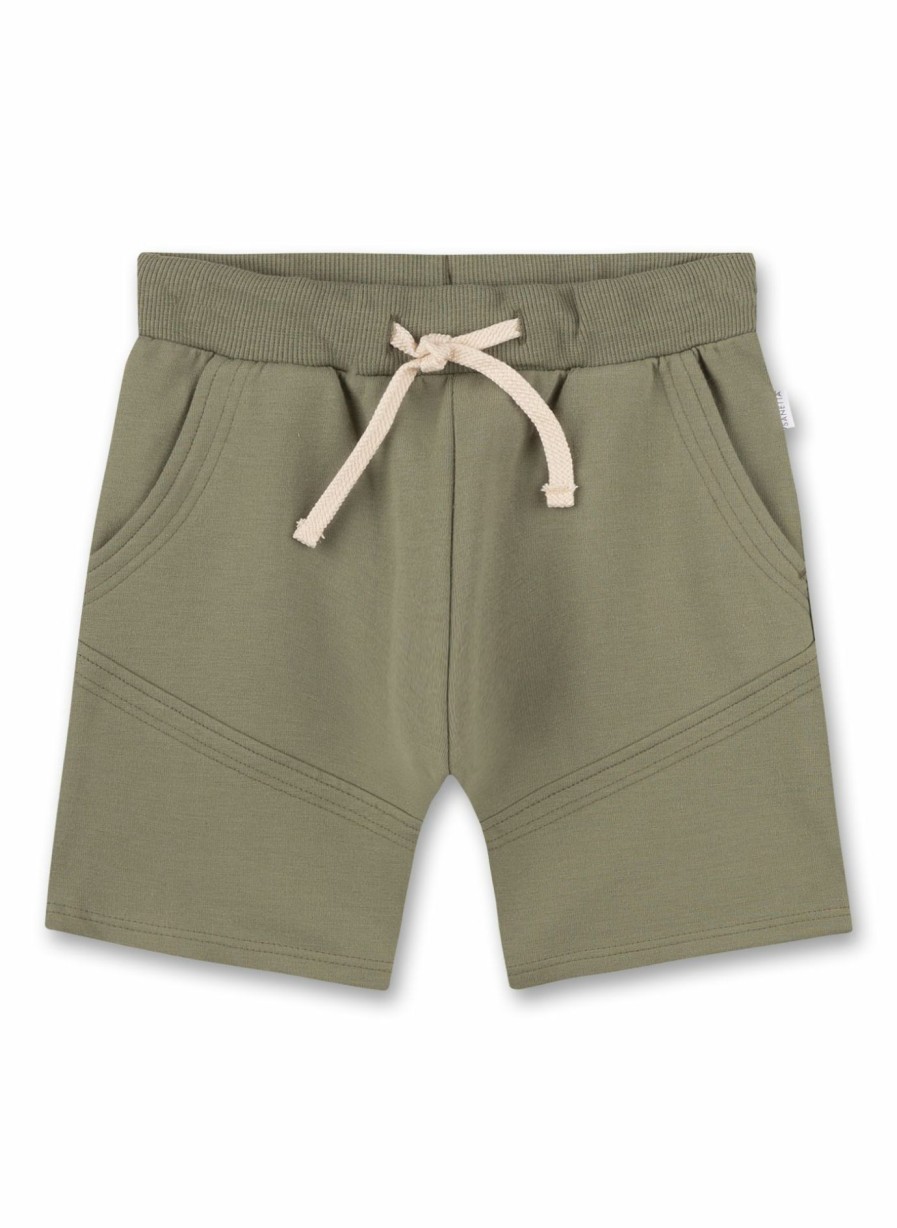 Jungs 3-14 Sanetta Hosen | Jungen-Sweatshorts Grun