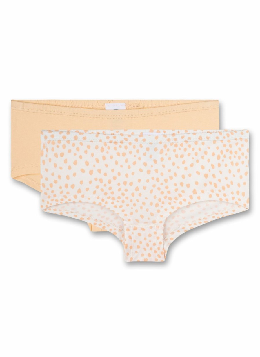 Madchen 3-14 Sanetta Panties & Hipster | Madchen-Cutbrief (Doppelpack) Orange