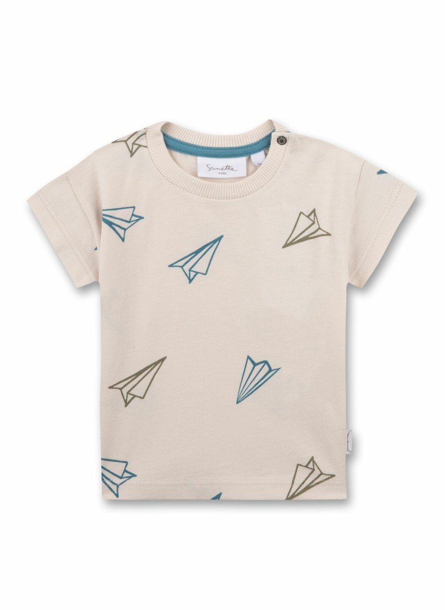 Jungs 0-3 Sanetta T-Shirts | Jungen T-Shirt Beige