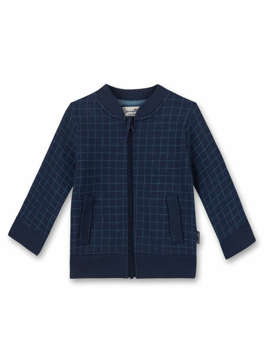 Jungs 0-3 Sanetta Jacken & Westen | Jungen-Sweatjacke Blau Clever Fox