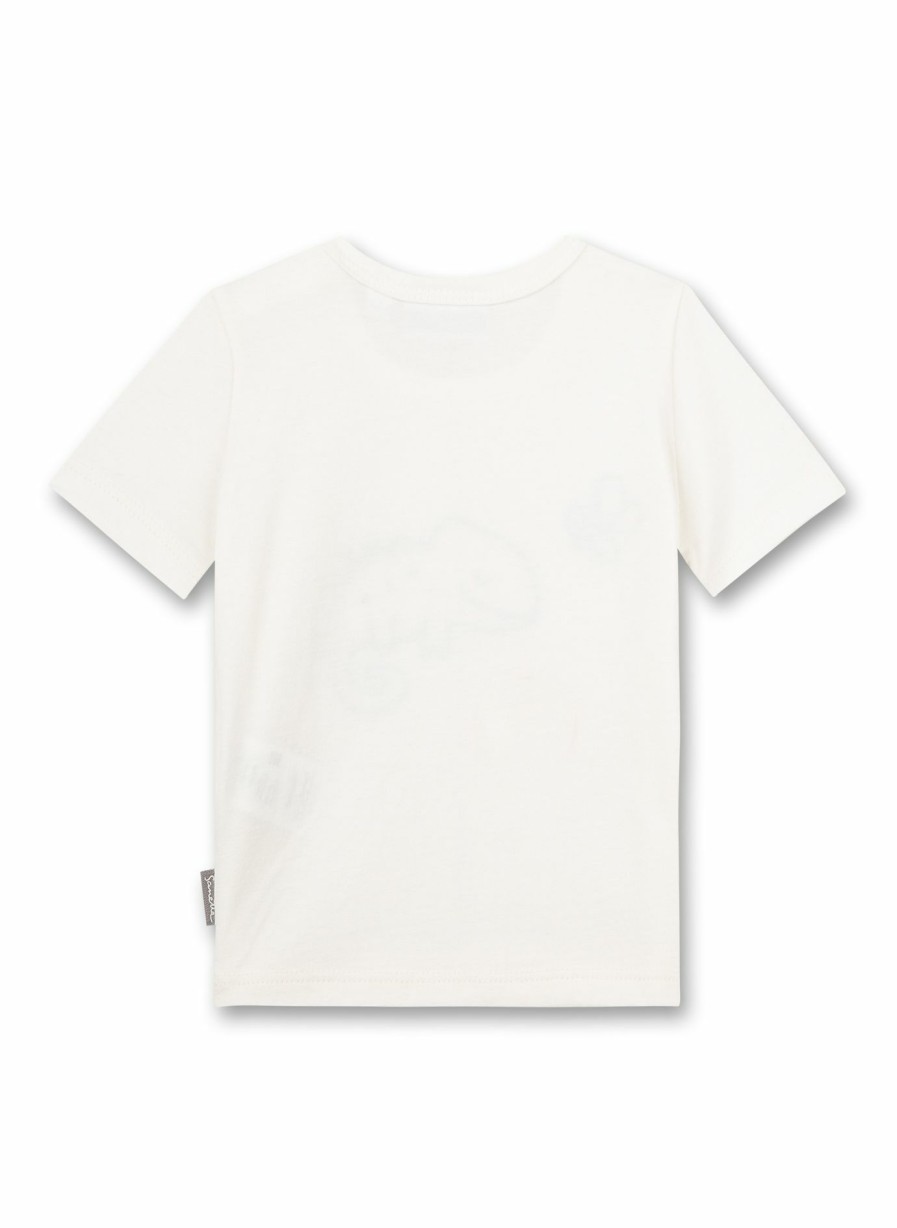 Jungs 0-3 Sanetta T-Shirts | Jungen T-Shirt Off-White