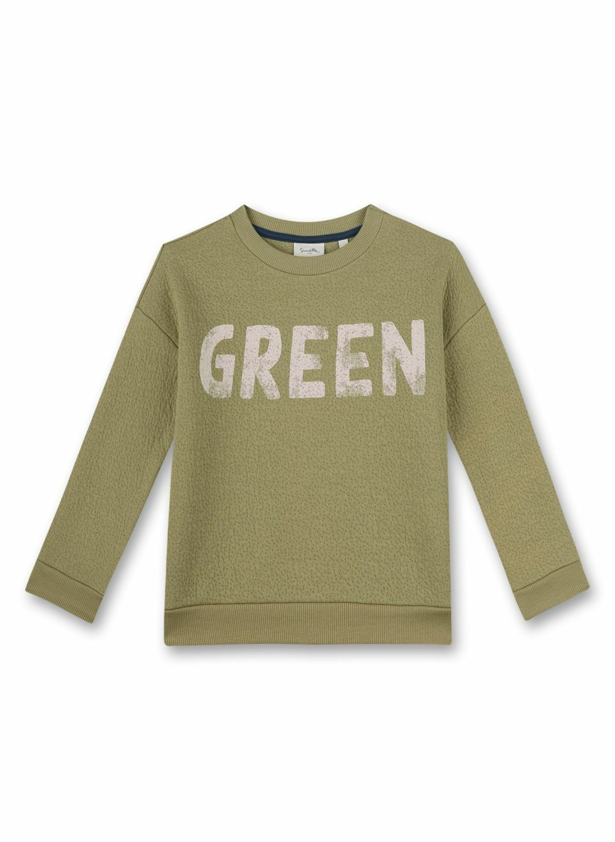 Jungs 3-14 Sanetta Sweatshirts | Jungen-Sweatshirt Grun