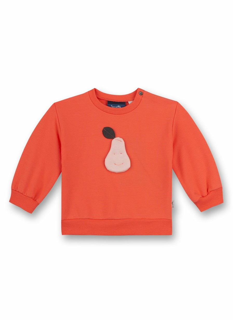 Madchen 0-3 Sanetta Sweatshirts | Madchen-Sweatshirt Rot Fresh Fruits